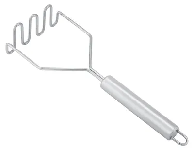 Produktbild von Edelstahl-Kartoffelstampfer mit Griff Gemüsestampfer Küchenhelfer