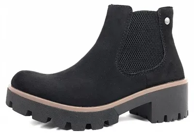 Produktbild von Rieker Chelsea Boots Damen Leder und Synthetik Schwarz Größe: 40