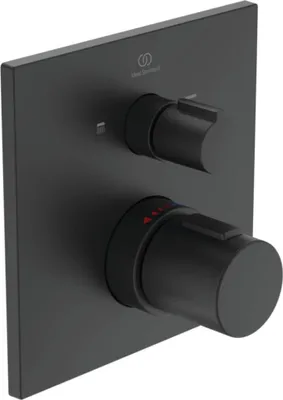 Produktbild von Ideal Standard Badethermostat Ceratherm C100 Unterputz A7522XG Schwarz (Silk Black)