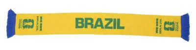 Produktbild von Offizieller Brasilien Fanschal WM26, 80% Polyacryl, 20% Polyamid, 18x140cm
