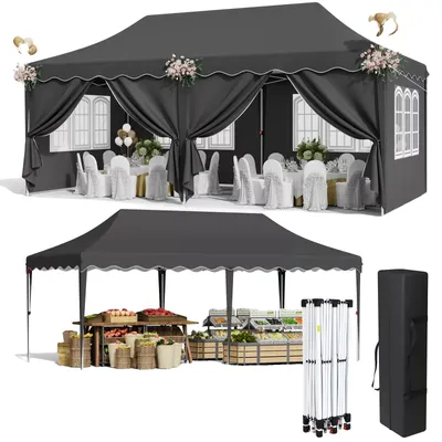 Produktbild von Pavillon, Wasserdichtes Design, UV-Schutz, Schwarz