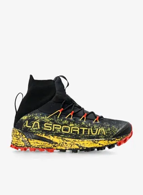 Zdjęcie produktu dla Buty trailowe La Sportiva Uragano GTX - czarne/żółte, rozmiar 41.5