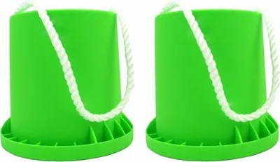 Produktbild von Topfstelzen grün 12cm 2er Best Sporting Seil 140cm,