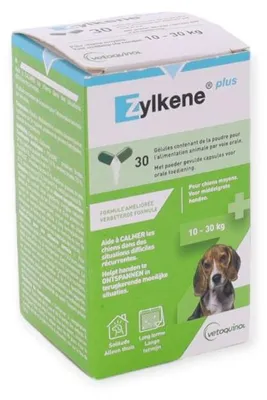 Image de Zylkene Plus 225 mg pour chiens (10-30 kg) - Vetoquinol
