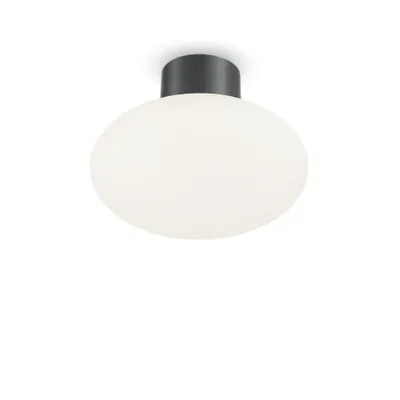 Produktbild von Moderne Deckenleuchte Clio Aluminium Anthrazit 1 Leuchte E27