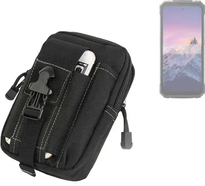Produktbild von K-S-Trade Gürtel Tasche kompatibel mit Blackview BV8100 Gürteltasche Holster Schutz Hülle Handy Hülle Smartphone outdoor Handy-Hülle schwarz