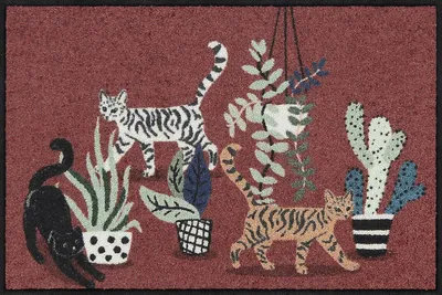 Produktbild von Salonloewe HOME ALONE Fußmatte Wohnmatte 50 x 75 cm