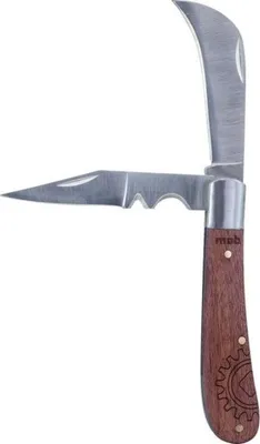 Produktbild von Peddinghaus Elektrikerklappmesser mit Holzgriff Und 2 Klingen, 6218020001
