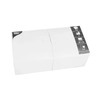 Obrázek produktu pro Papstar Zelltuchservietten weiss
