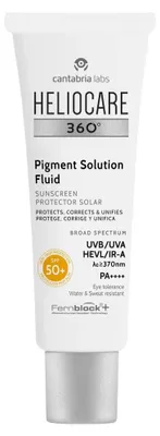 Zdjęcie produktu dla Cantabria, Heliocare 360º Pigment Solution, Sun Protection, Sunscreen Fluid, 50 ml