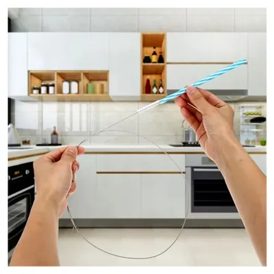 Produktbild von 4 Stück Flexible Edelstahl Rohrbürsten für die Reinigung von Schläuchen und Rohren (100 cm)