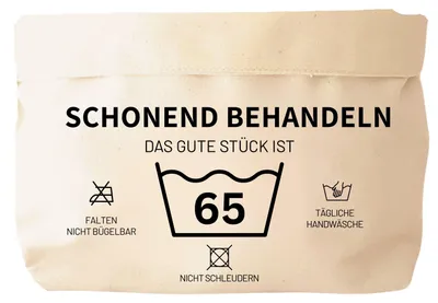 Geschenkkorb zum selbst befüllen zum 65. Geburtstag, Geschenkidee zum runden Geburtstag
Geschenkkorb