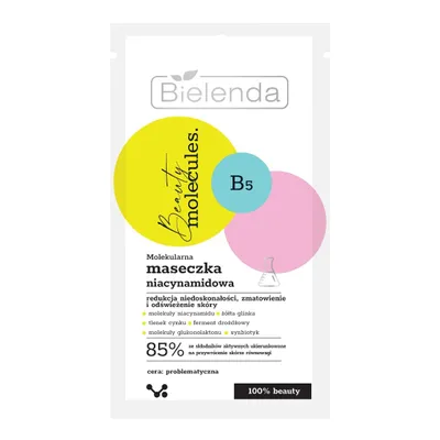 Zdjęcie produktu dla Bielenda Molekularna Maseczka Do Twarzy Niacynamidowa 8 G
