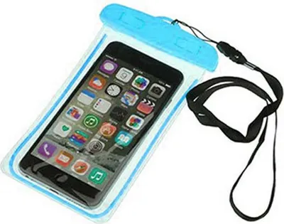 Produktbild von Handy Schutzhülle Handyhülle Tasche Wasserschutz-Hülle wasserfest universal Blau