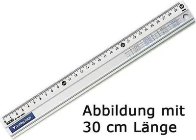 Produktbild von Schneidelineal Aluminium 30 cm