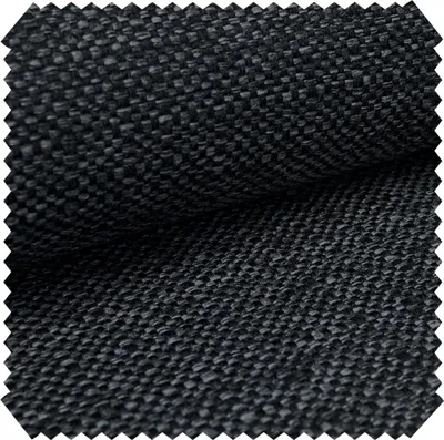 Produktbild von novely® MUDAU - Grob Gewebter Polsterstoff - Melierter Möbelstoff mit Flachgewebe - Pflegeleichte Meterware 1lfm - Farbe: DH-97 Schwarz Silber