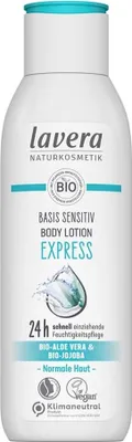 Produktbild von LAVERA BASIS SENSITIV EXPRESS Bodylotion mit Bio-Aloe und Bio-Jojoba
