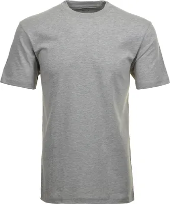 Ragman H-T-Shirt T-Shirt Doppelpack rundhals in grau