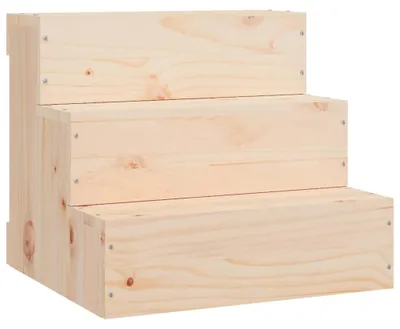 Immagine prodotto di vidaXL Scala per animali 40x37,5x35 cm in legno di pino massiccio