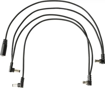 Produktbild von RockBoard Flat Daisy Chain Angled 4 Outputs 120 cm Netzkabel