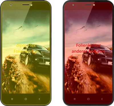 Produktbild von 3x Schutzfolie für Ulefone S7 Pro Folie, 100% Displayabdeckung, dipos Flex