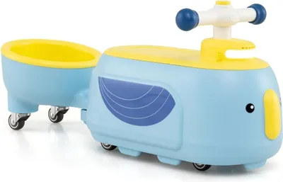 Obrázok produktu pre Detské odrážadlo s prívesom, svetlami a úložným priestorom