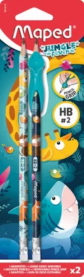 Obrázok produktu pre maped 851819 maped JUNGLE fever Bleistifte HB hellblau, dunkelblau 2 St.
