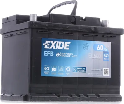 Produktbild von EXIDE EFB Starterbatterie 12V 60Ah 640A/EN L2 für Auto LKW Batterie