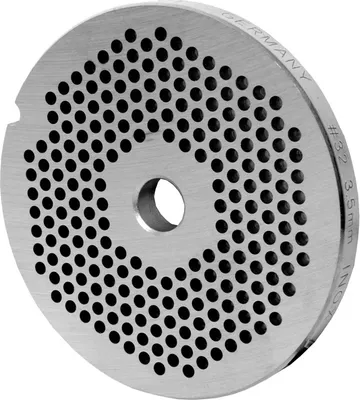 Produktbild von Fleischwolfscheibe, Lochscheibe aus Inox Stahl Größe 32 in 3,5 mm Bohrung von WolfCut