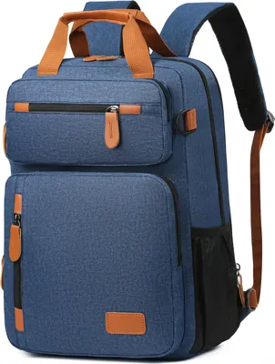 Produktbild von Grosser Reiserucksack 15,6-Zoll-Laptop-Rucksack fuer Maenner und Frauen Wasserabweisender, leichter Business-Rucksack mit Gepaeckgurt
