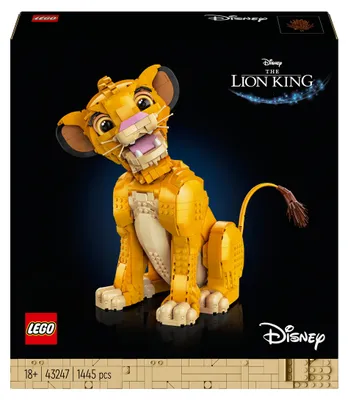 Produktbild von Lego Disney 43247 Der König der Löwen-Junger Simba, beweglicher Kopf, 1445 Teile
