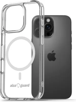 Produktbild von AlzaGuard Kristallklare TPU-Hülle, kompatibel mit Magsafe für iPhone 16 Pro