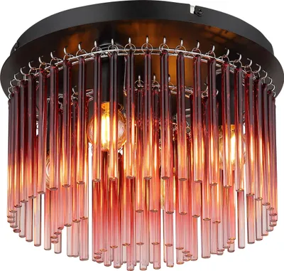 Produktbild von Globo Lighting Deckenleuchte Metall schwarz matt, 5x E14