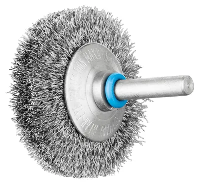 Produktbild von PFERD Bevel brushes crimped INOX-TOTAL, shank-mounted, Stahl