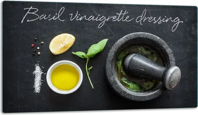 Image de Planche à découper en verre Plaque de recouvrement pour cuisinière Vitrocéramiquefeld Universal 52x30 cm, Épices