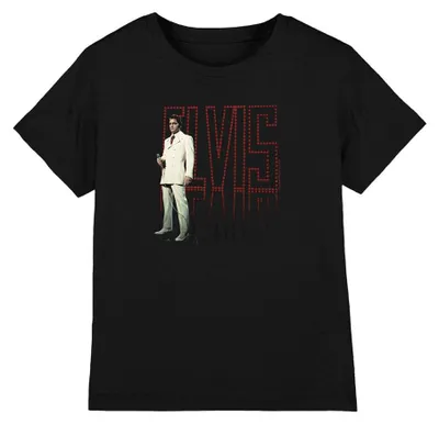 Immagine prodotto di Maglietta "White Suit" di Elvis Presley per bambini TV32994 (140-146) (Nera)