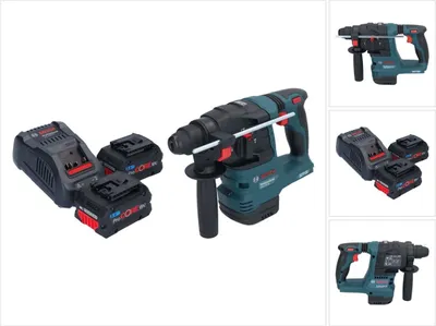Produktbild von Bosch GBH 18V-22 Professional Akku Bohrhammer 18 V 1,9 J SDS Plus Brushless + 2x ProCORE Akku 8,0 Ah + Ladegerät