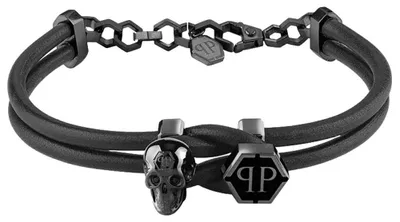 Produktbild von Philipp Plein - PJ8AA22BU - Armband - Herren - 3D SKULL - 19 cm + 3.5 cm