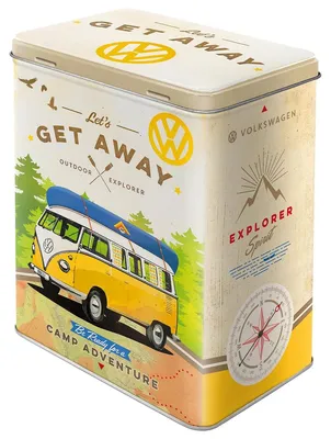 Vorratsdose L 3 l VW Bulli Get Away Retro