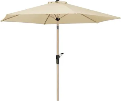 Produktbild von Mittelstockschirm Schneider Schirme Cordoba Ø 270 cm natur mit UV-Schutz 50+, wasserabweisende Polyesterbespannung