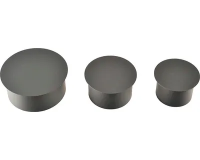 Obrázek produktu pro Zátka kouřovodu 125 mm tl. 1,5mm černá