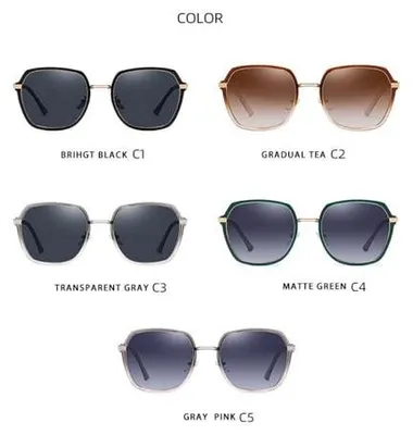 Produktbild von Retro-Sonnenbrille mit UV400-Schutz für Damen