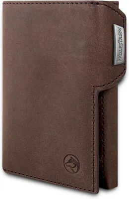 Immagine prodotto di Portafoglio sottile con protezione RFID - Marrone vintage