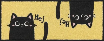 Produktbild von Salonloewe HEJ CATS Fußmatte 30 x 75 cm