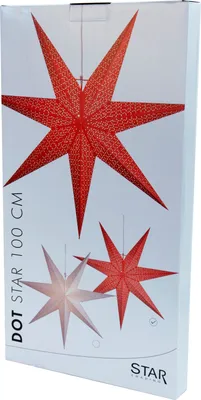 Produktbild von Best Season Papierstern "Dot" ca. 100 cm Ø, incl. Kabel, Farbe weiss, 231-25