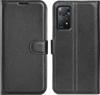Produktbild von Xiaomi Redmi Note 11 Pro 5G Hülle - Coverup Klapphülle - Schwarz