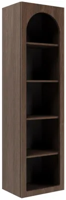 Image de Selsey Arkadia - Étagère 4 compartiments, aspect bois en chêne, 50 cm