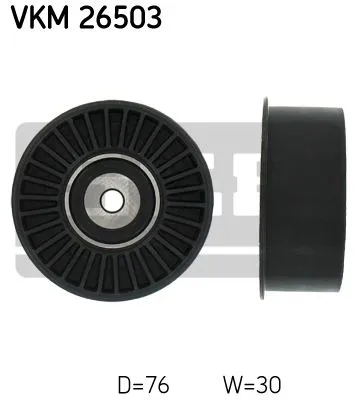 Produktbild von SKF VKM 26503 Umlenkrolle Zahnriemen für OPEL Vivaro A Kastenwagen (X83) für RENAULT ESPACE IV (JK0/1) TRAFIC II Kasten (FL) MASTER II Kasten (FD)