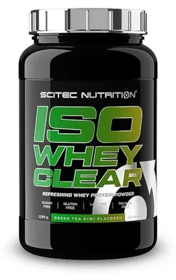 Image de Clear whey - Scitec Nutrition - Iso whey clear (1,025 kg) - Saveur Thé Vert et Kiwi
