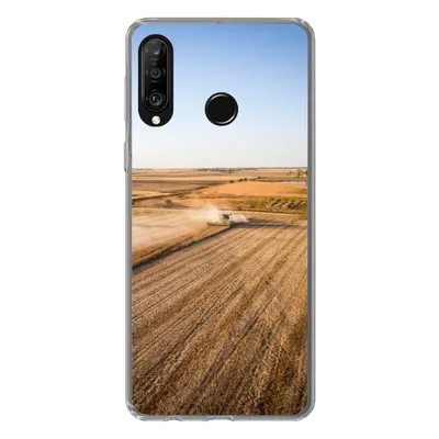 Produktbild von MuchoWow® Handyhülle Schutzhülle Hülle für Huawei P30 Lite Feld - Bauernhof - Traktor - Landwirt - Landleben Silikon Softcase Handy Hülle - Handyhülle